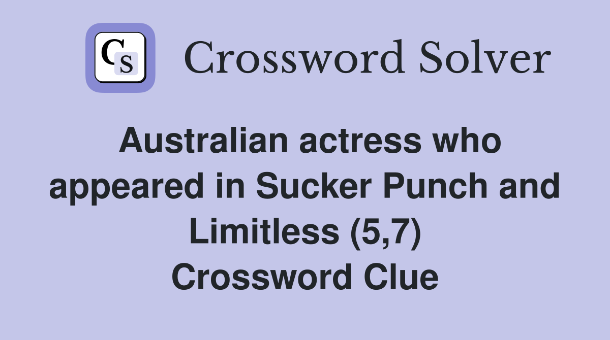 Australian actress who appeared in Sucker Punch and Limitless (5,7